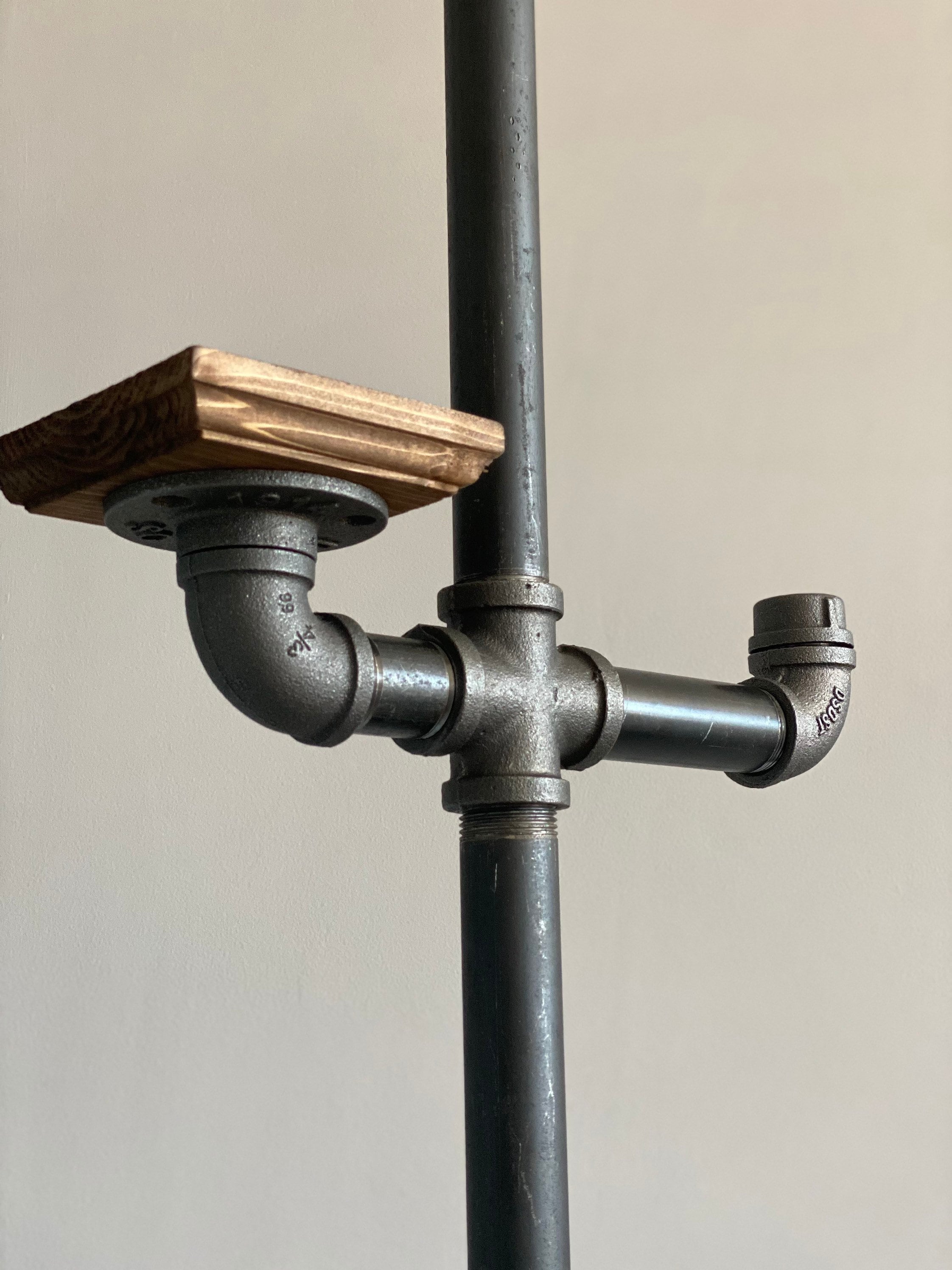 Industrial Steam Punk Floor Lamp With Shelf and Hook Living Room Steampunk  Lighting - Etsy, image size:2244x2992