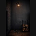 Industrial Steampunk Floor Lamp, Rustic Pipe Standing Light, Vintage Edison Style Living Room Lamp, Loft Decor Lighting