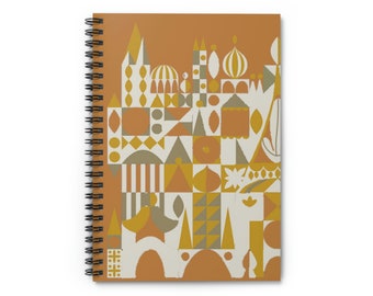 Mary Blair Inspired Spiral Notebook - Ruled Line