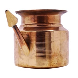 Ayurveda Neti Pot in Ceramica Neti Lota per Pulizia e Lavaggio Nasale da  200 ml