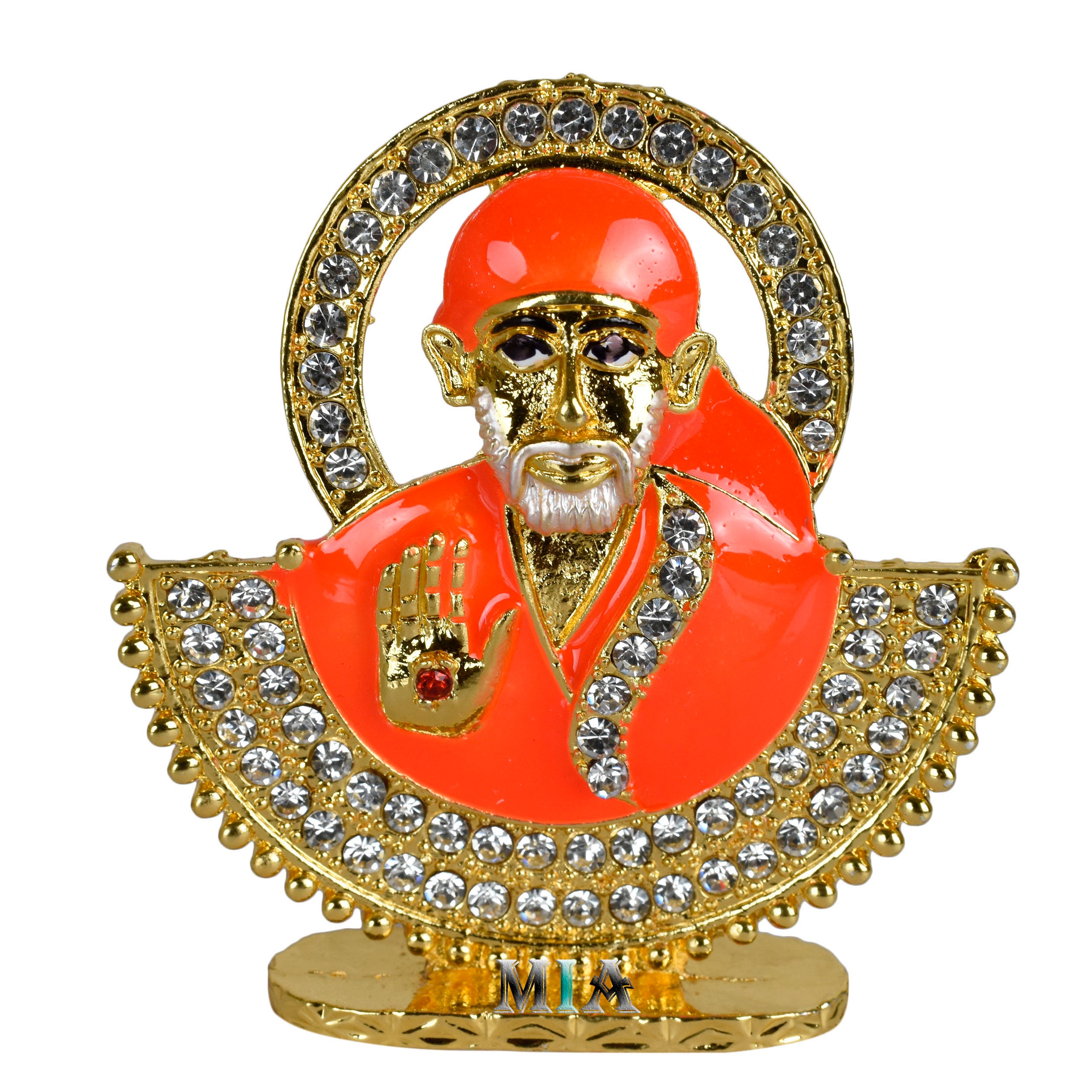 Sai Baba Statue Shirdi Sai Baba Idol Metal Statue Sai Baba Etsy Australia