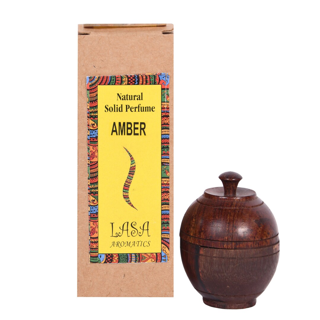 Lasa Natural Solid Perfume, Unisex Longlasting Body Fragrance, Solid