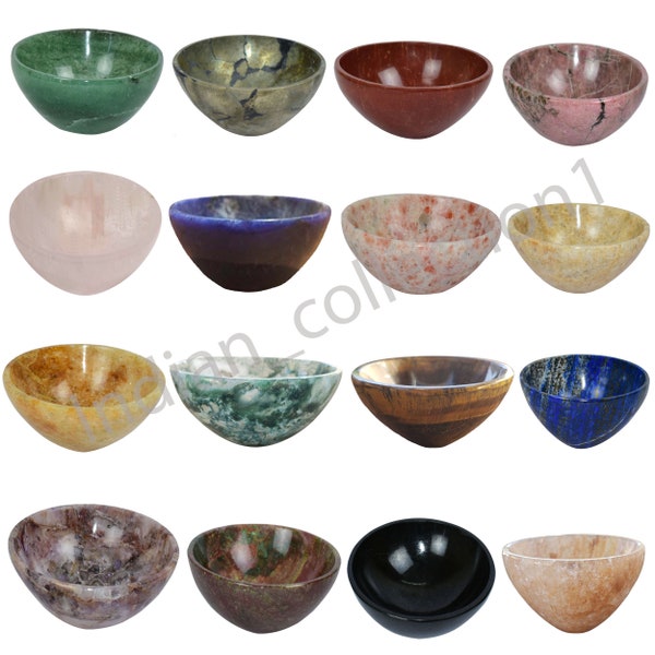 Gemstone Bowl Etsy