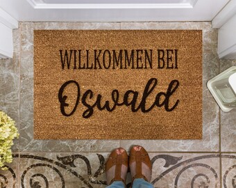 Fußmatte personalisiert, Fußmatte Kokos, Hochzeitsgeschenke, Geburtstagsgeschenke, Einzugsgeschenk, Familiengeschenke, Fussmatte, Türmatte