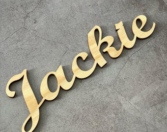 Personalisierter Schriftzug I Namensschriftzug I Namensschild I Türschild I Wunschtext I Wandtatoo I bemalbar