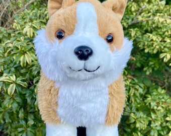 Peluche Corgi de 40 cm con peso para autismo, TDAH y ansiedad