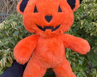 Peluche de oso de calabaza de 40 cm con peso para autismo, TDAH y ansiedad