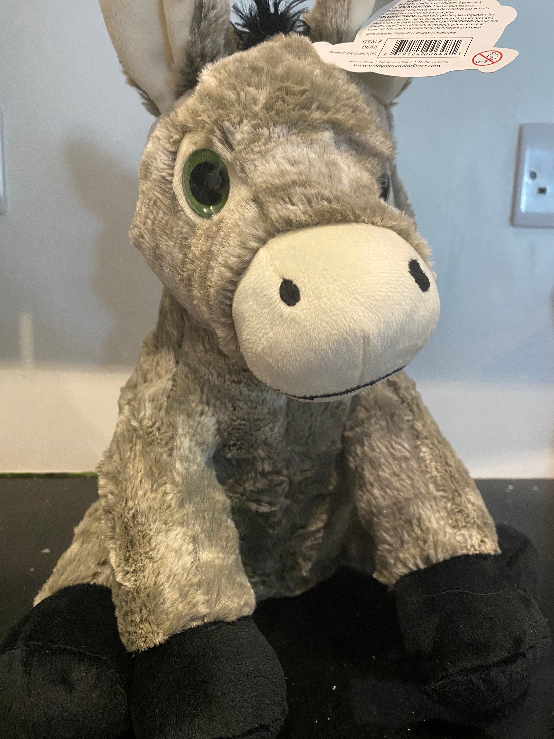 Burrito the Donkey 16 Weighted Cuddly Toy Autism ADHD Anxiety Etsy