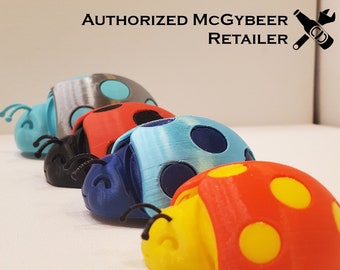 3D Printed Articulated Ladybug - JUMBO size - Choose Your Own Colors!