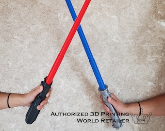 3D Printed Lightsabers - Retractable and Customizable!