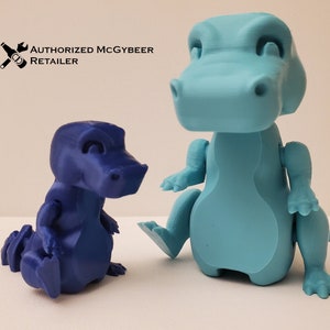 3D Printed Articulated T-Rex