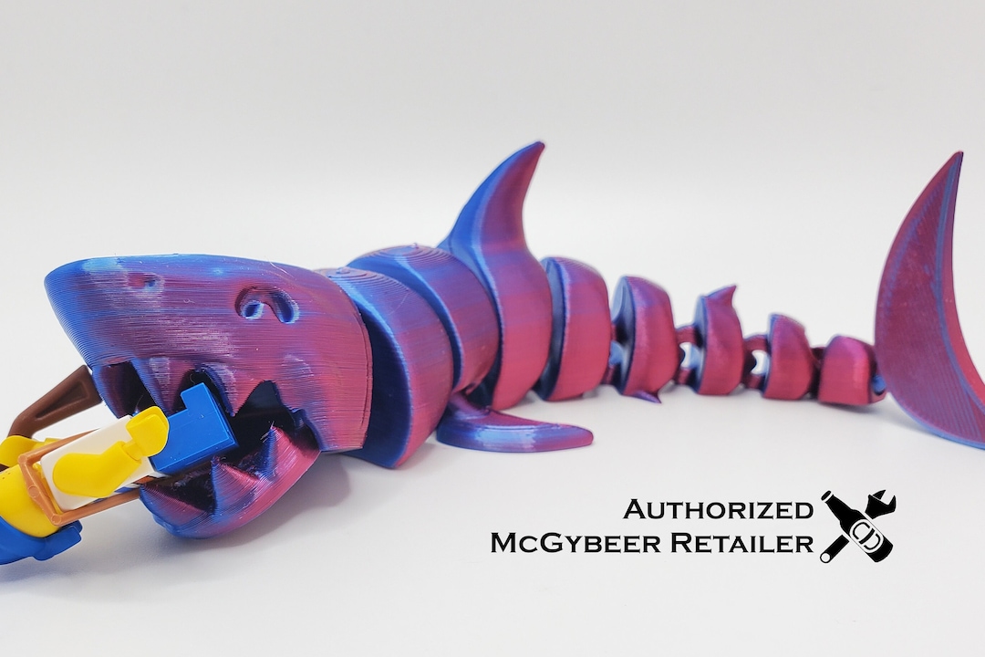 3D Printed Articulated Shark