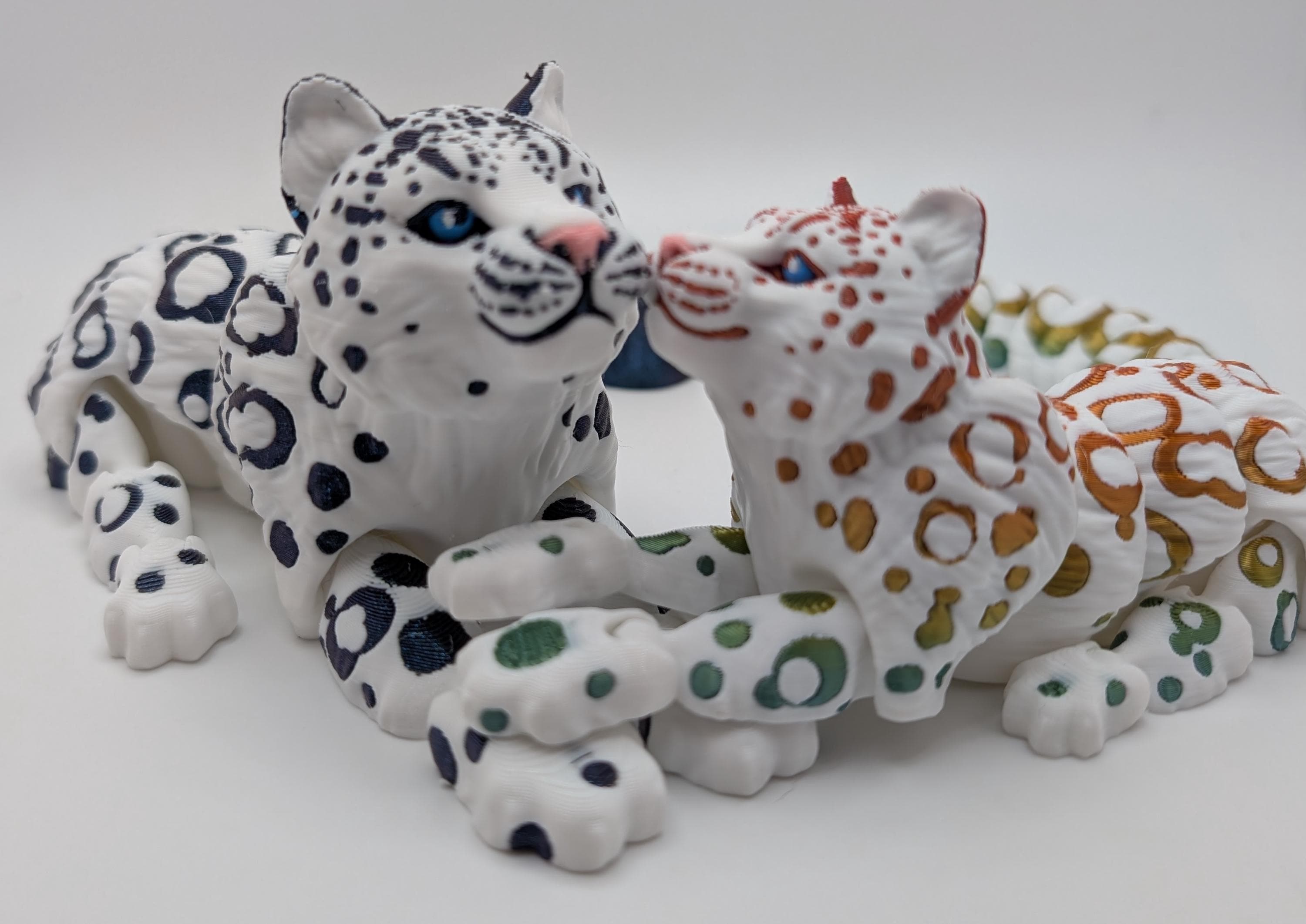 Snow Leopard 3d Toy - Etsy