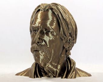 3D Printed Sam Elliott Bust - Cinema Fan Hat or Headphone Stand