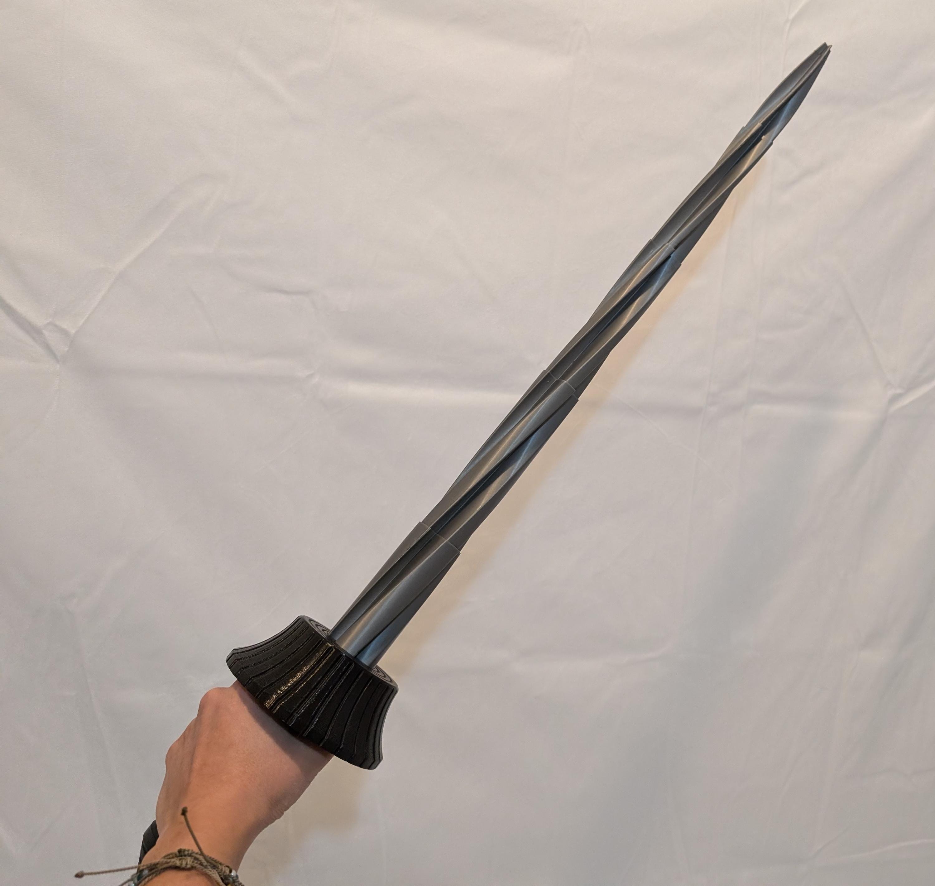 3D Printed Collapsible Drill Sword - Customizable colors