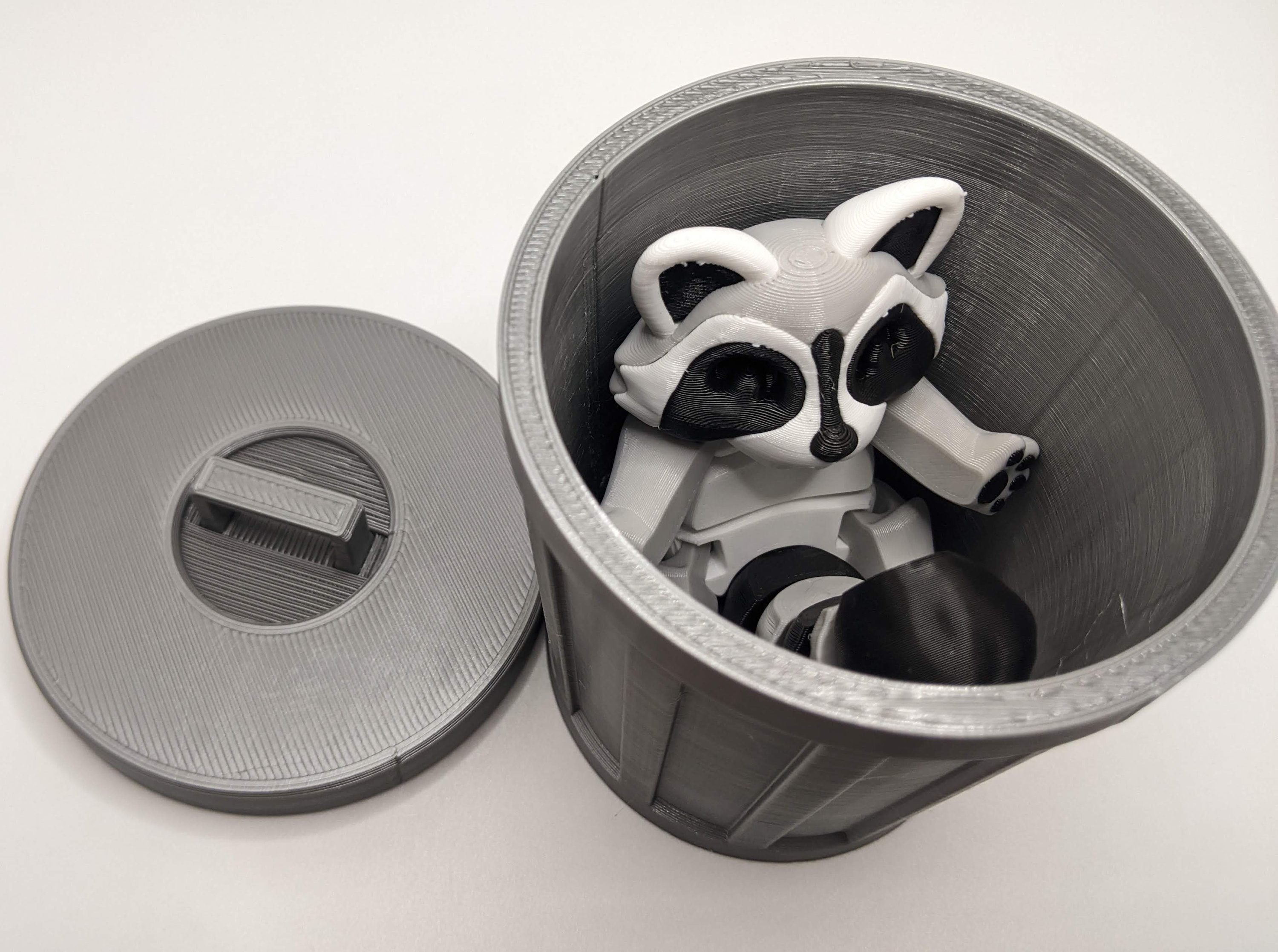 Raccoon - 3D Printed, Articulated, Multi-colored! - Etsy