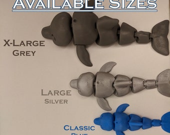 3D Printed Articulated Dolphin - Etsy