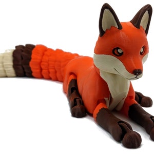 Fox - 3D Printed, Articulated, Multi-colored!