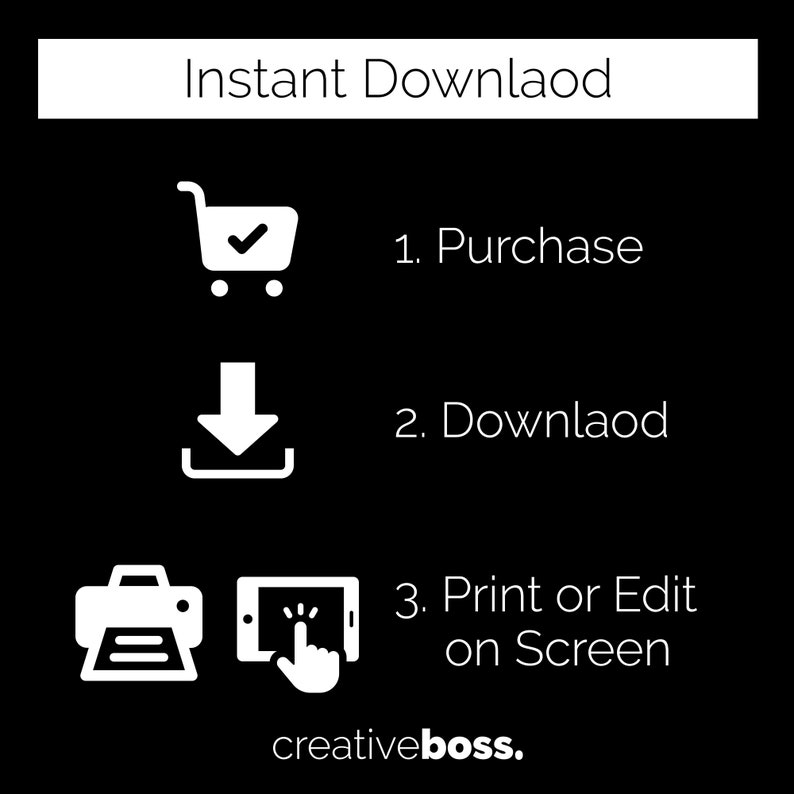 Downloadable Business Daily Sales Planner / Retail Organiser