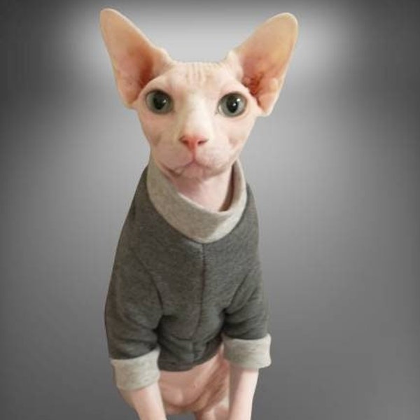 Gray Sphynx Sweatshirt