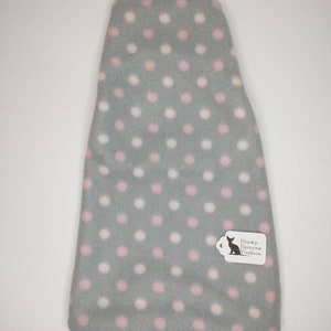 Gray Polka Dot Fleece Sphynx Shirt