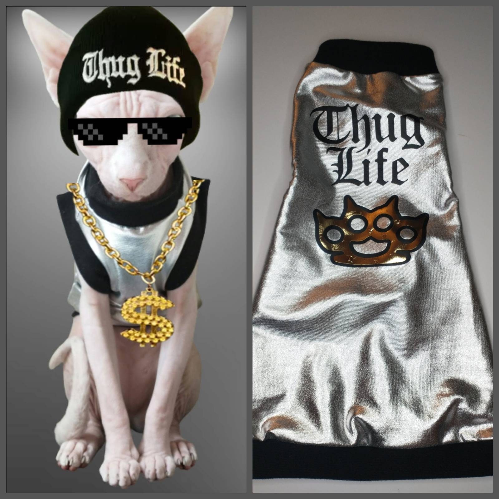 Thug Life Hip-hop Batman with Chicago Bulls Jersey Custom Minifigure