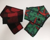 Holiday Fleece Scarves for Sphynx Cats