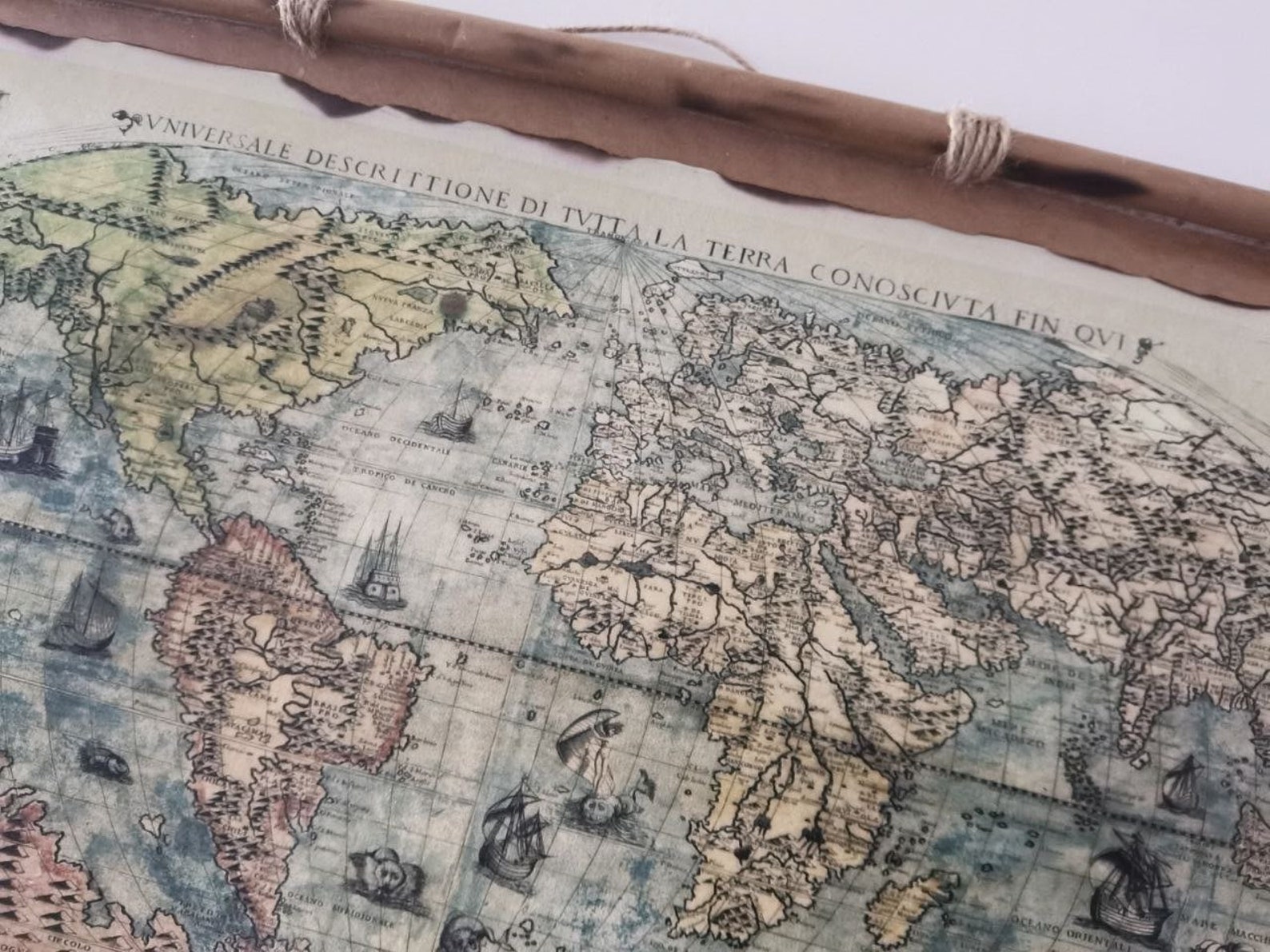 The World in 1565 Vintage Old World Map 1565 Old Map Antique - Etsy