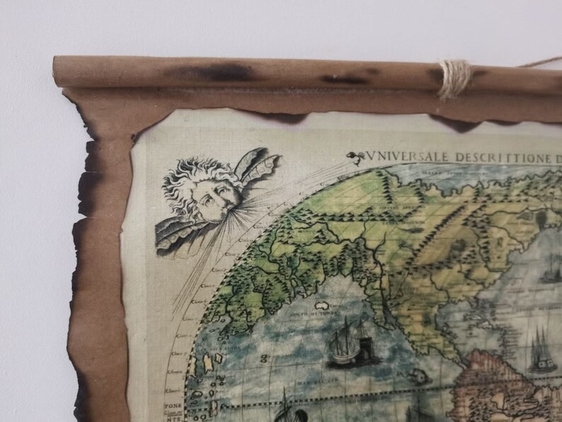 The World in 1565 Vintage Old World Map 1565 Old Map Antique | Etsy