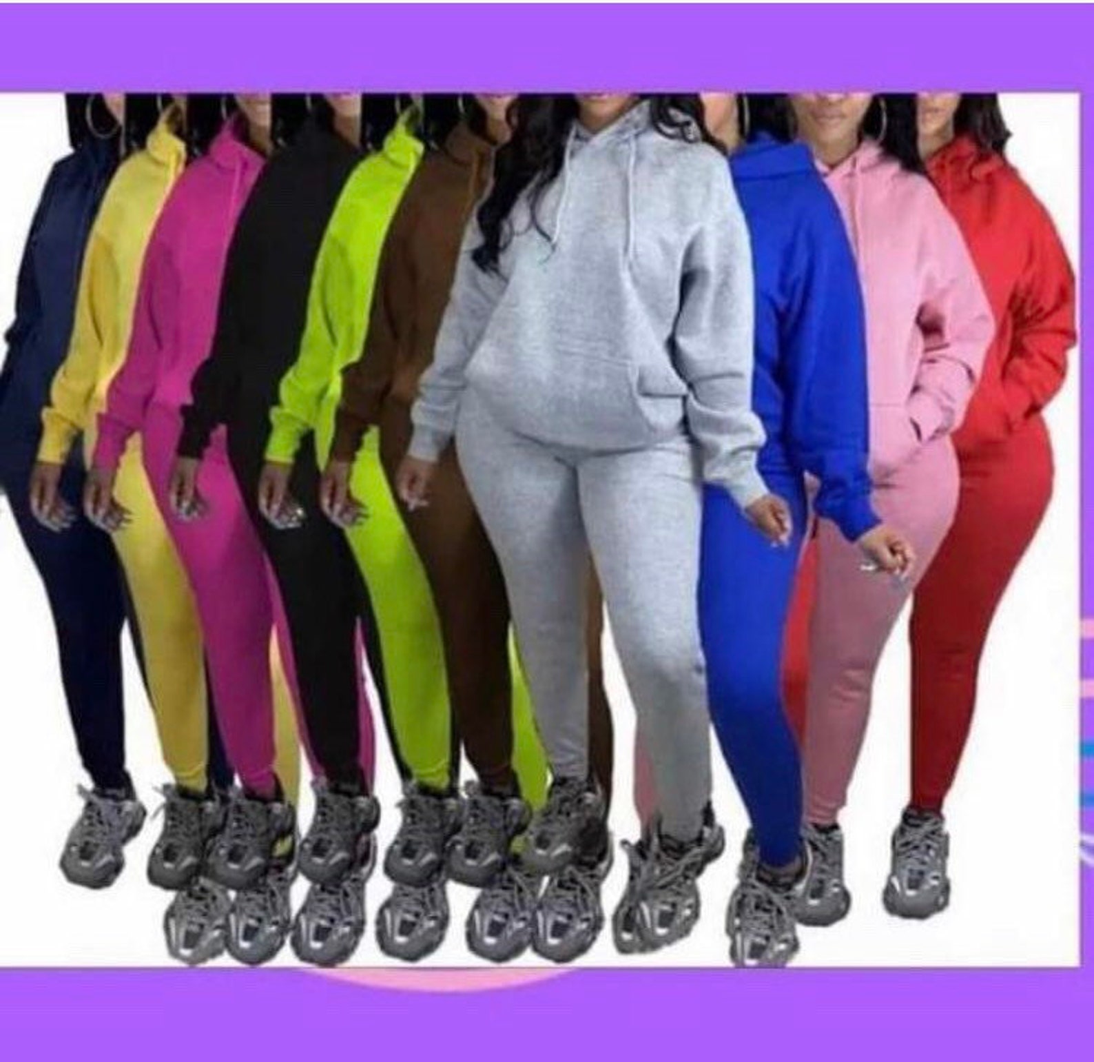 DEOGDs Rainbow of colors Sweat Suits | Etsy