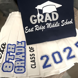 8th Grade Grad Skirt and Shirt Outfit Sets, Promotion to High School, Class of ,Graduate, Cute Skirt Outfit, Skirt Outfit