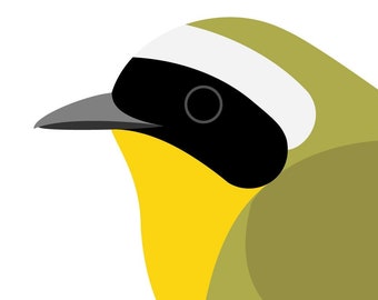 Yellowthroat Warbler - Fine Art Print