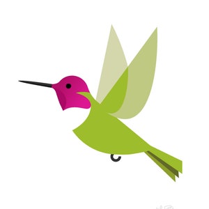 Anna&#39;s Hummingbird - Fine Art Print