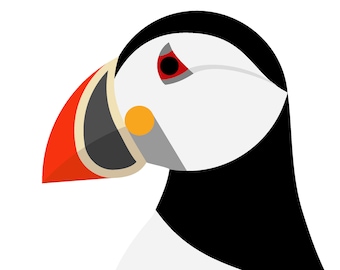 Atlantic Puffin - Vivid Series - Fine Art Print