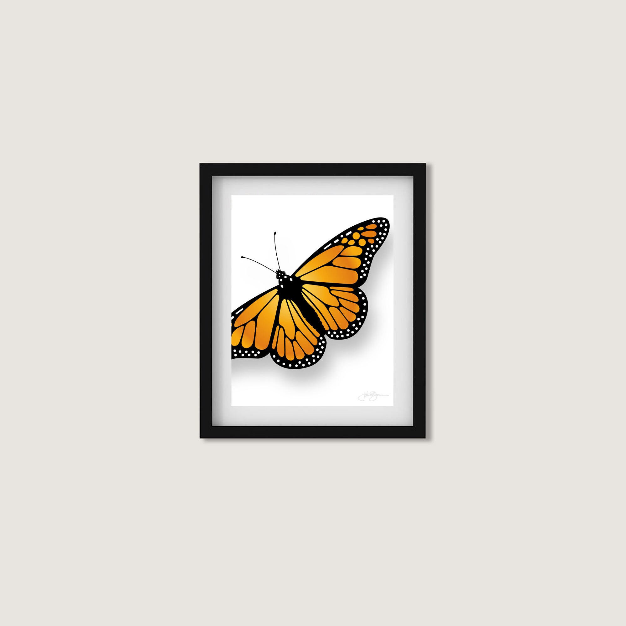 Monarch Butterfly Vivid Series Fine Art Print Etsy
