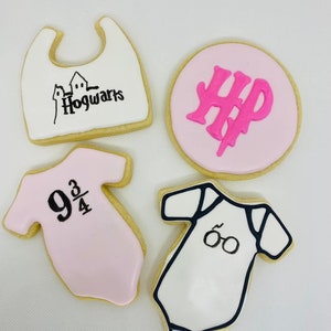 Wizard Baby Shower Cookies, Wizard Cookies, Harry Baby Shower, Potter Baby  Shower 