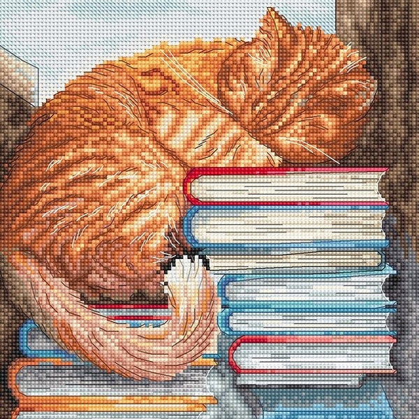 Counted Cross Stitch Letistitch, Afternoon Nap, 16 Count Aida, 18cm x 24cm