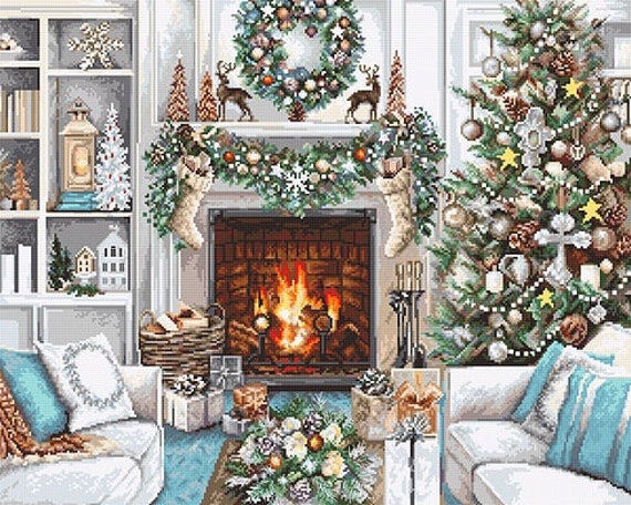 Embroidery on Aida 18 count canvas Cross Stitch by Luca-s SP-41 Christmas Cross Stitch Postcard Candy for Gifts Christmas Card Embroidery on Aida 18 count canvas Cross Stitch by Luca-s SP-41 Christmas Cross Stitch Postcard Candy for Gifts Christmas Card
