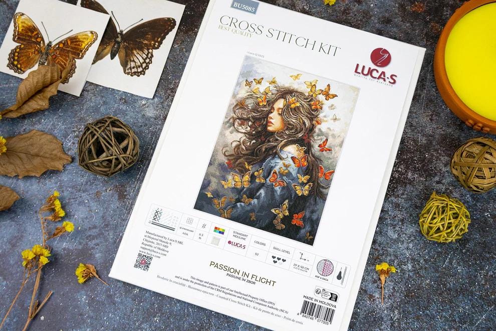 Lucaさん専用 Counted Cross Stitch Kit, Luca-s, BU5085, 16 Count Aida - Etsy