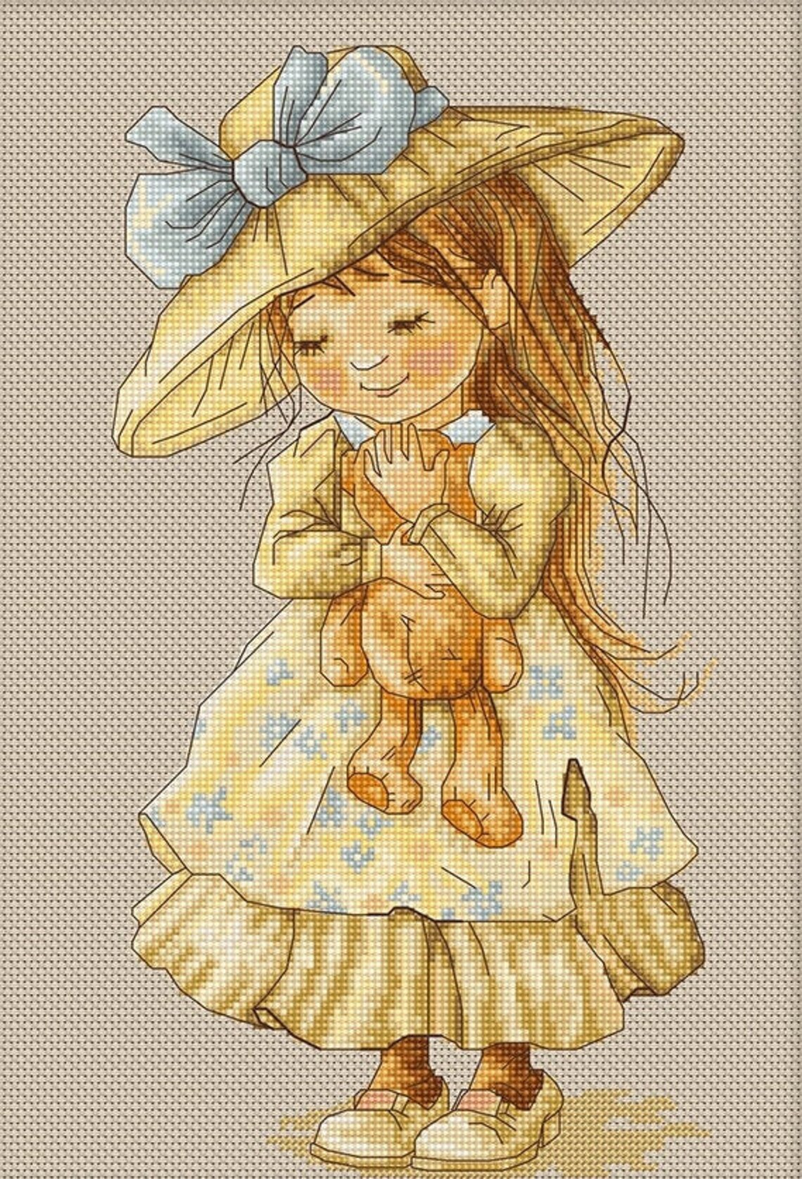 Counted Cross Stitch Kit Luca-s Finally Found You 16 Count - Etsy Singapore