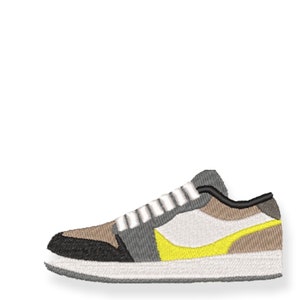 Instant Download Trainer Sneaker Shoe Embroidery File Instant Download