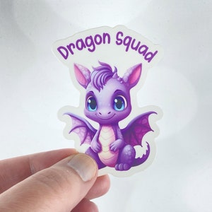 Join the Dragon Squad - Purple Dragon Sticker