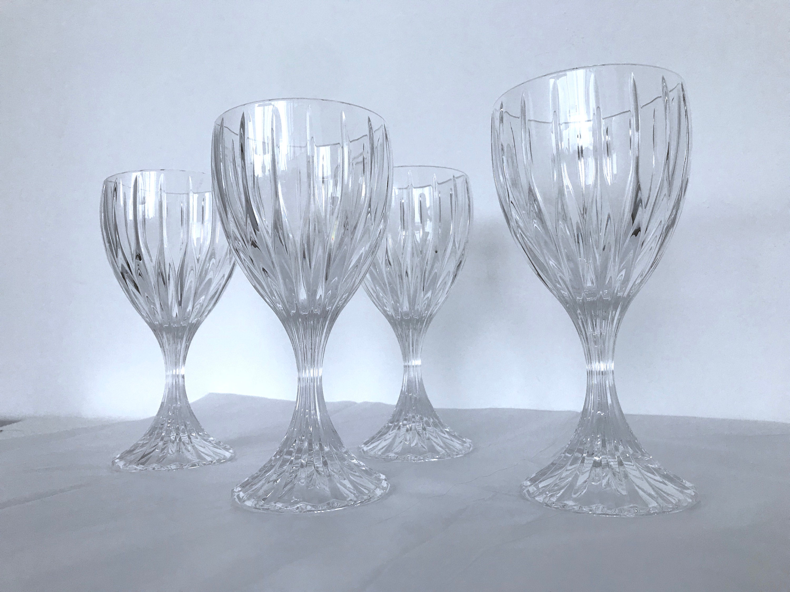 Mikasa Park Lane Goblets, Pair of Wine Glasses, Goblets, Toasting