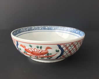 5 set 10000 Wishes Bowls Traditional Chinese Porcelain Rice Soup Bowl 