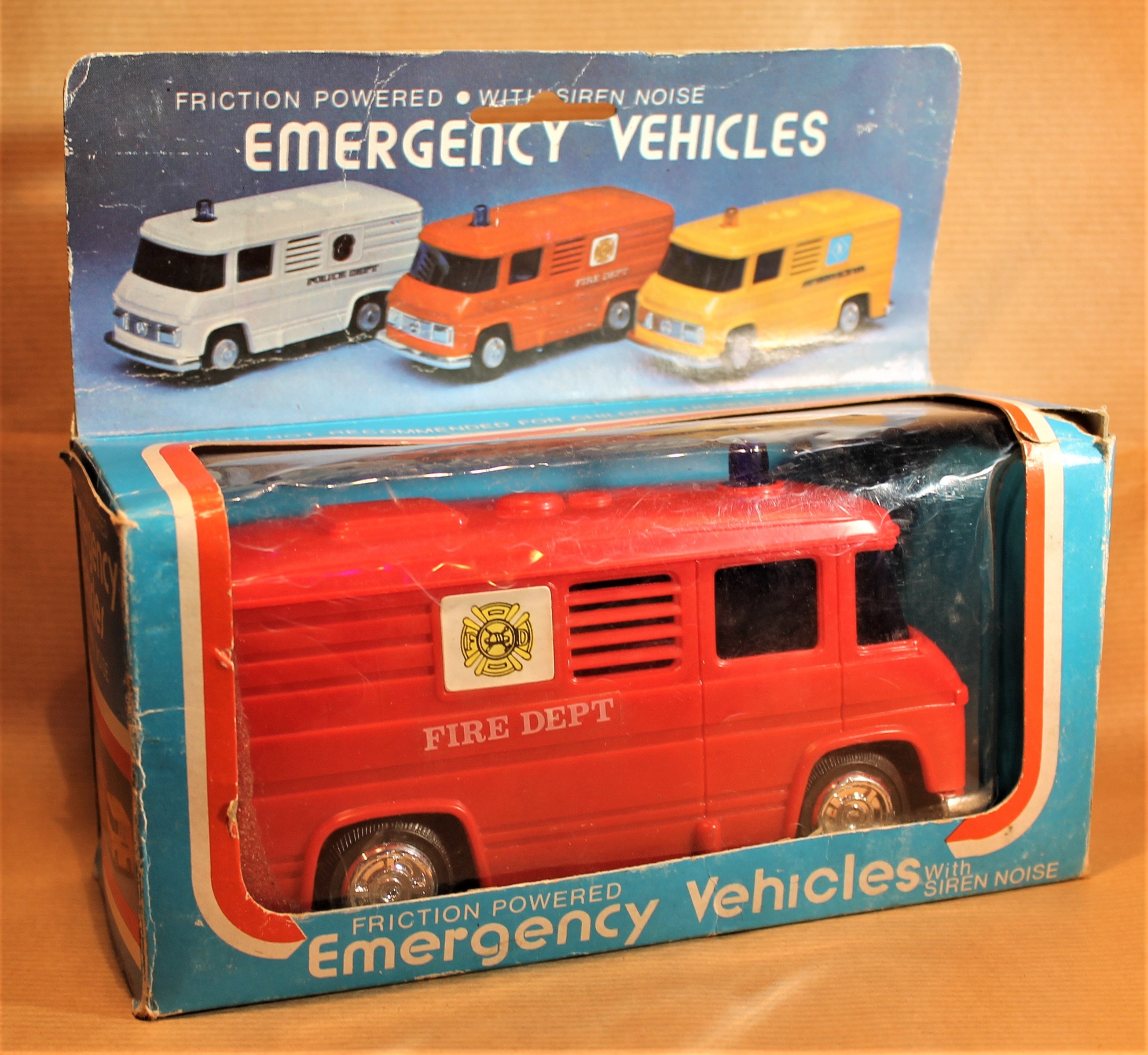 Vintage Plastic Fire Dept Truck Made in Hong Kong 1980s - Etsy Ireland