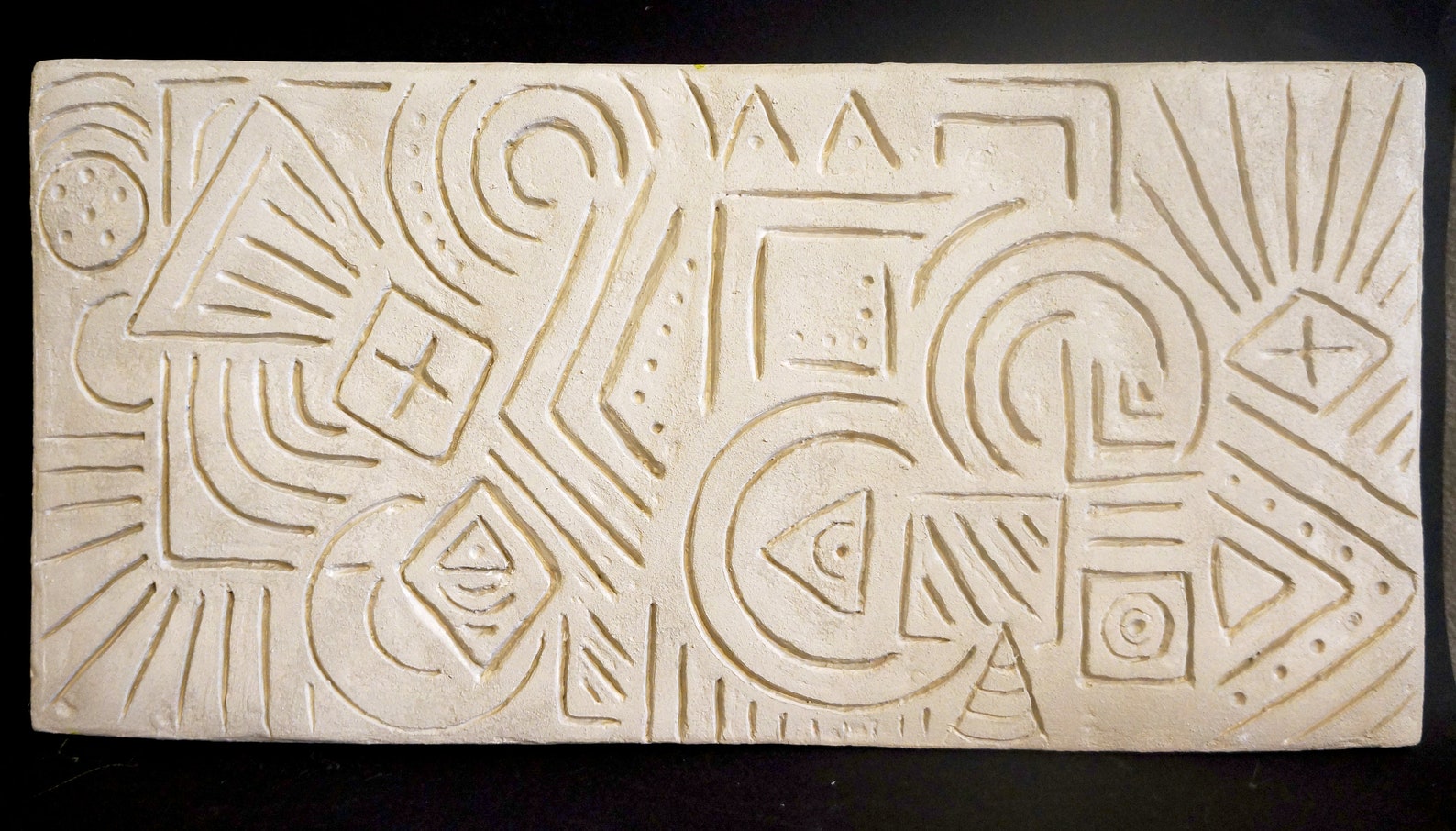 Relief ceramic panel. Wall decor. Etsy