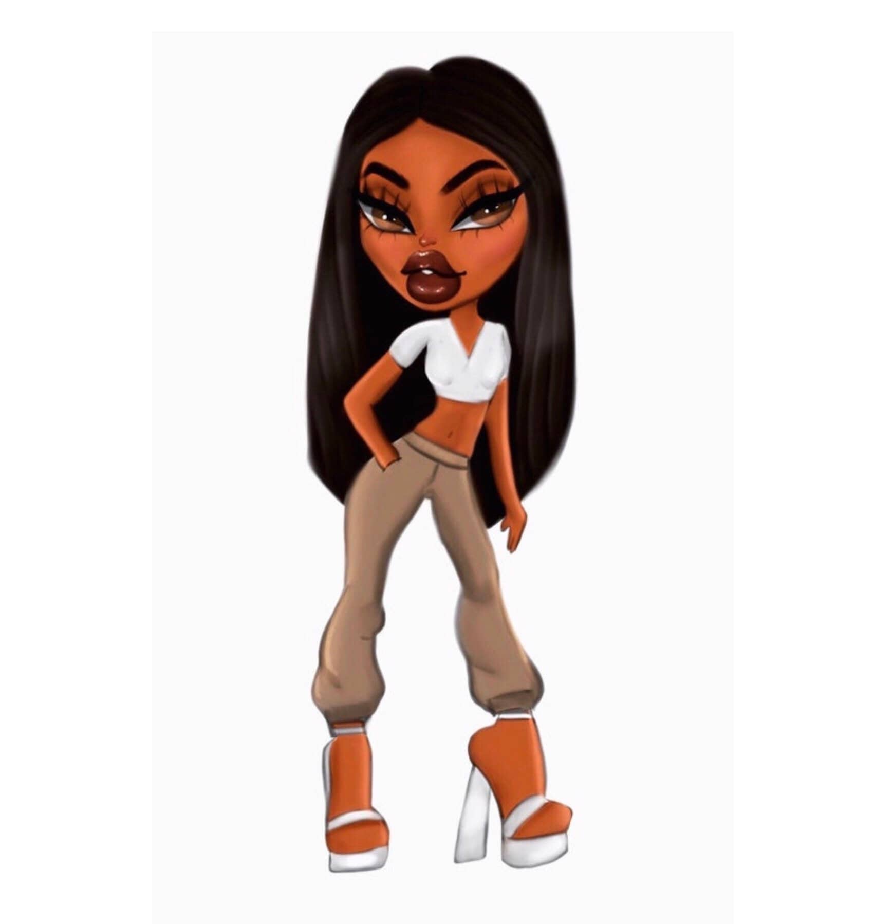 Personalized Bratz full body Drawing of You Also great for Etsy