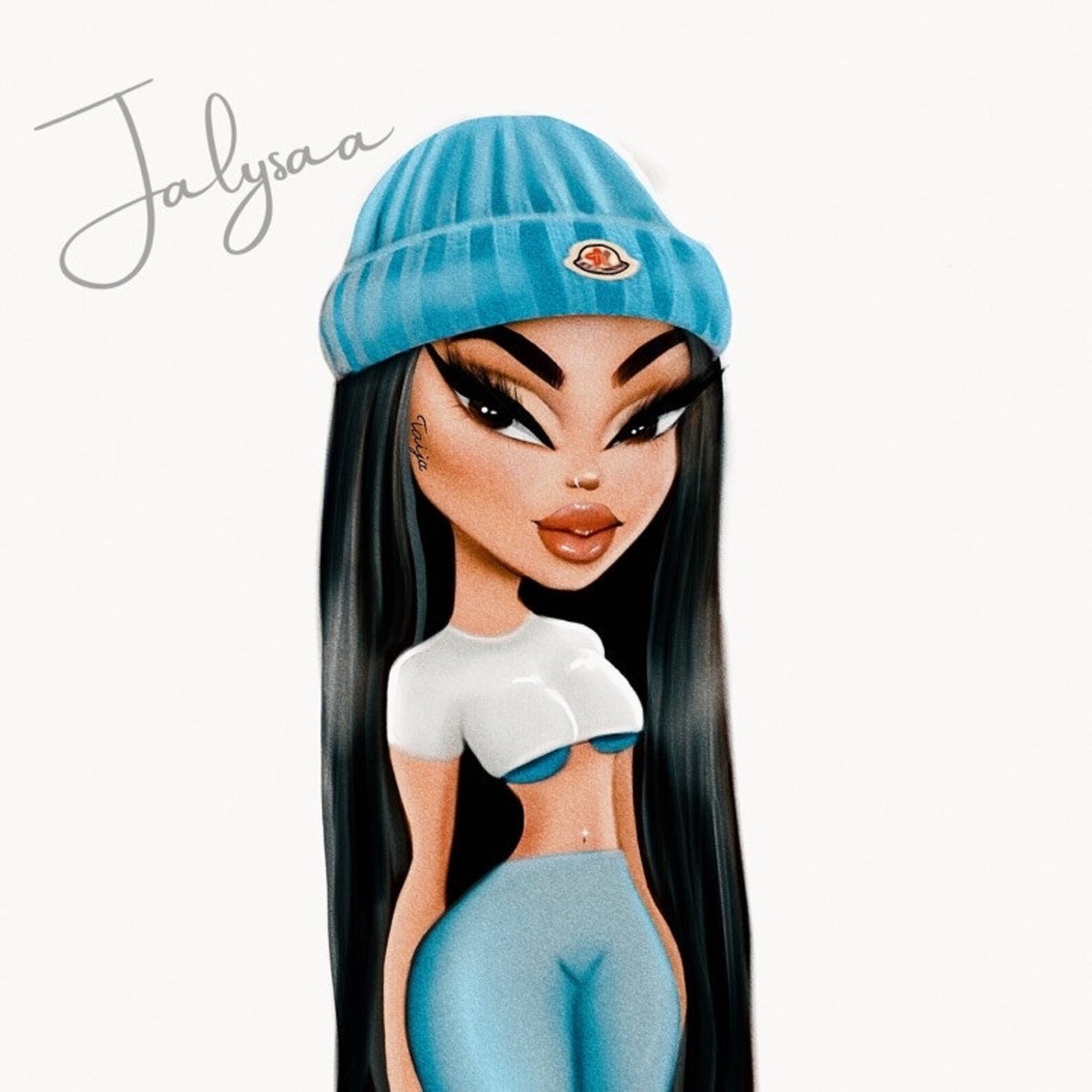 Personalized Bratz Doll Drawing You as a Bratz Doll Etsy