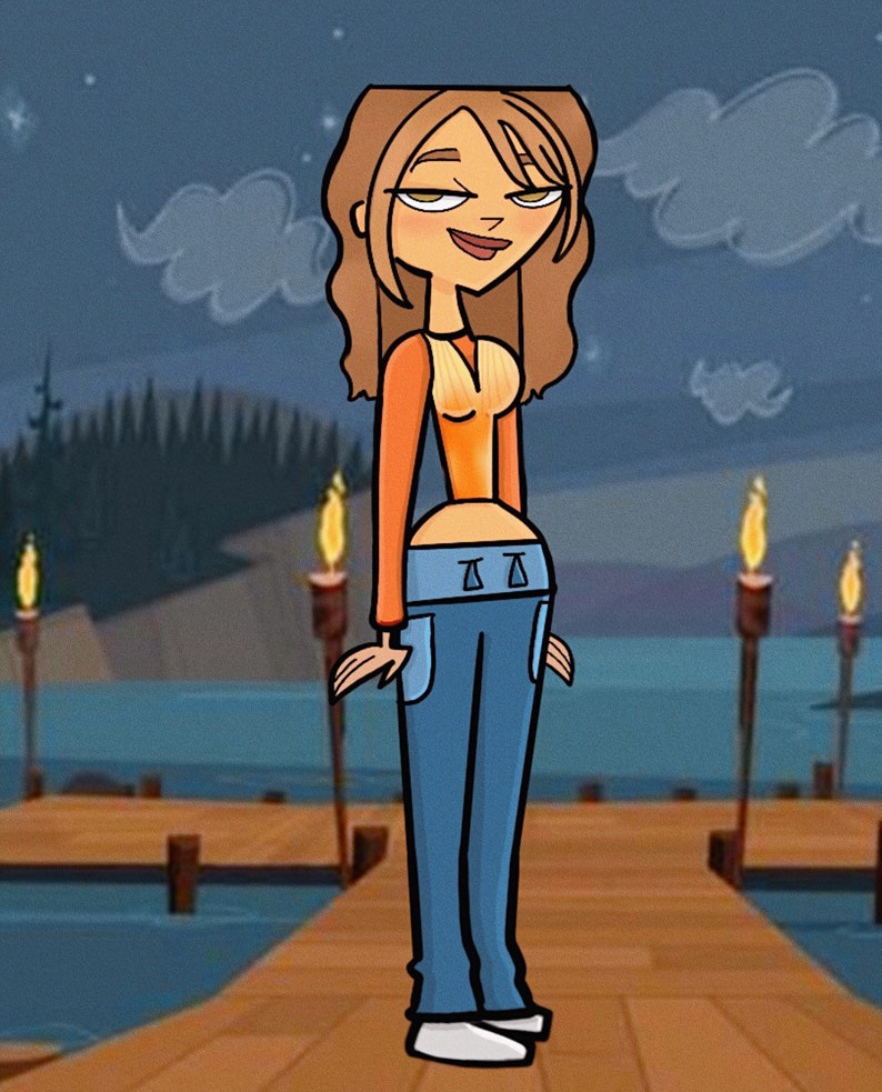 Personalized Total Drama Island Character Drawing You as a Etsy
