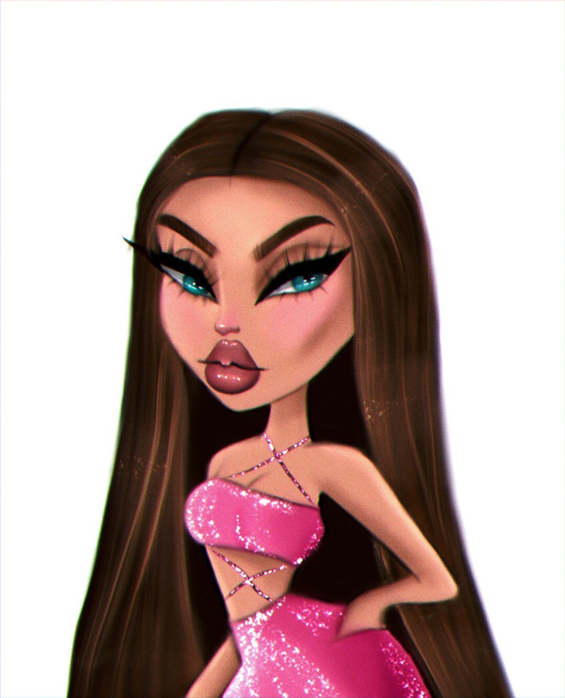 Personalized Bratz Doll Drawing You as a Bratz Doll Etsy